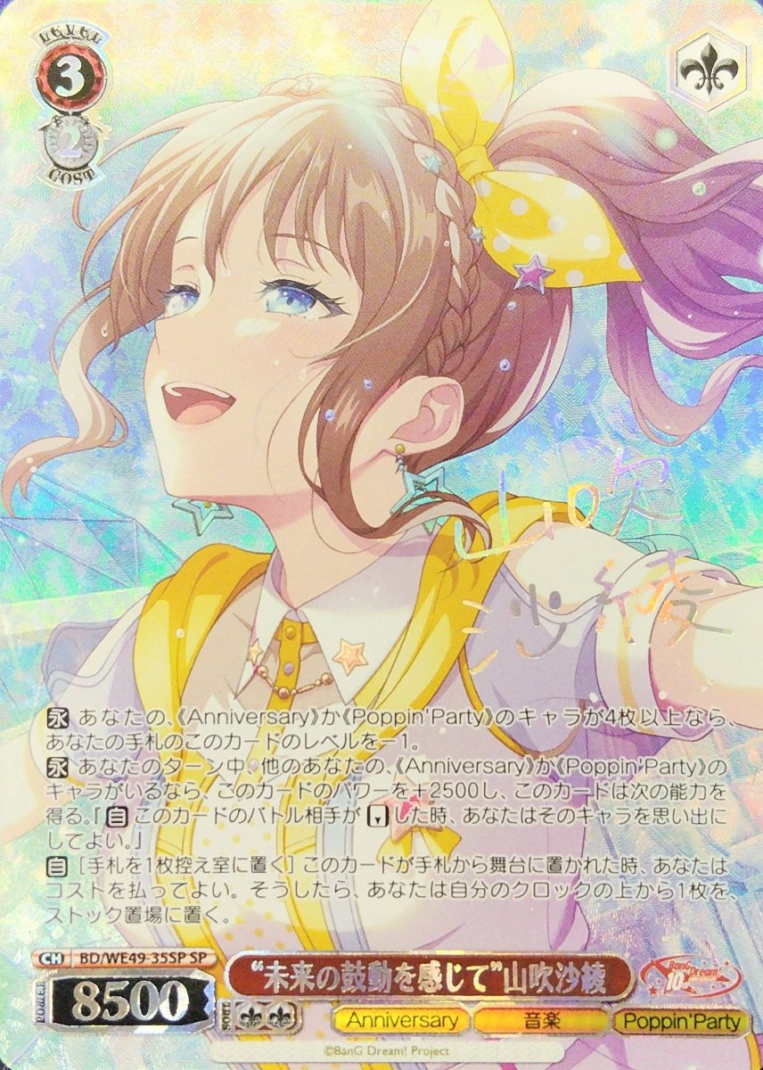 画像1: “未来の鼓動を感じて”山吹沙綾(SP) (1)