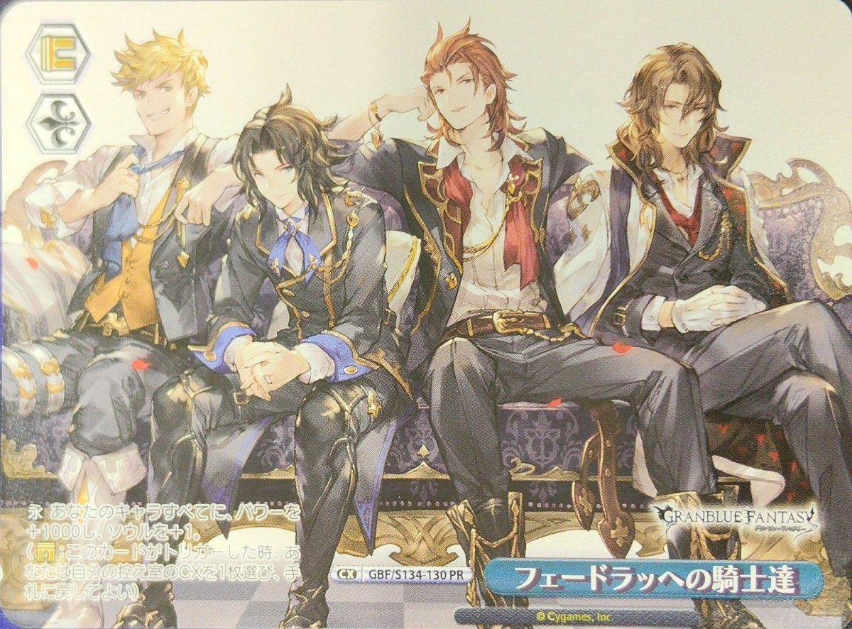 画像1: フェードラッヘの騎士達 (GBF/S134-130) - PR (1)