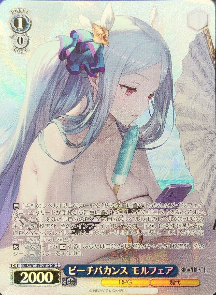画像1: ビーチバカンス モルフェア (BRD/W139-081S) - SR (1)