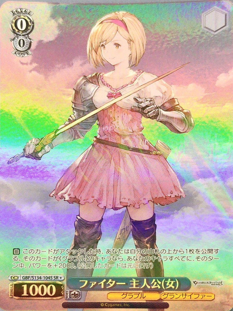 画像1: ファイター 主人公(女) (GBF/S134-104S) - SR (1)