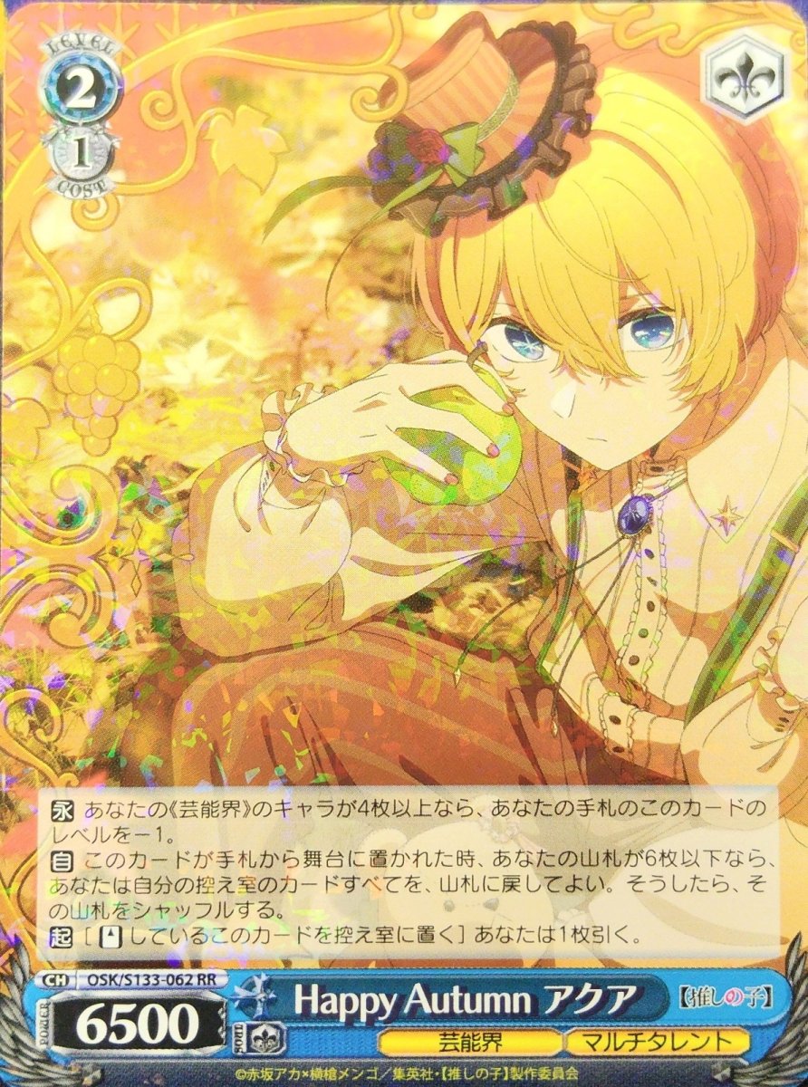 画像1: Happy Autumn アクア (OSK/S133-062) - RR (1)