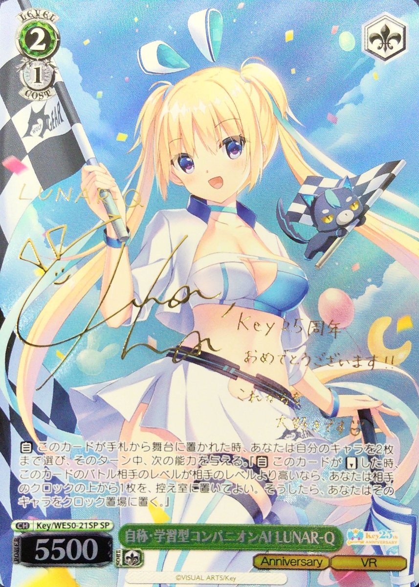 画像1: 自称・学習型コンパニオンAI LUNAR-Q (Key/WE50-21SP) - SP (1)