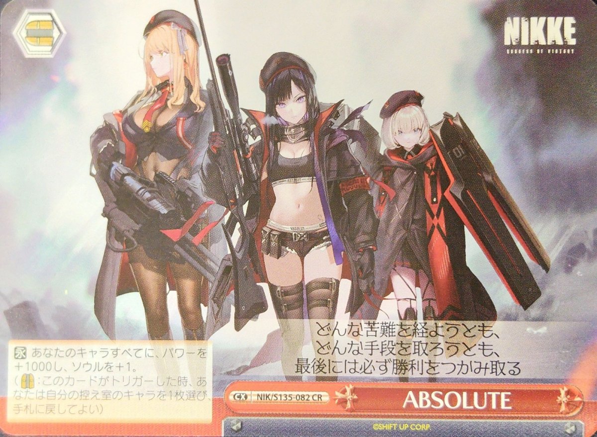 画像1: ABSOLUTE (NIK/S135-082) - CR (1)