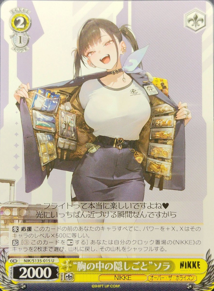 画像1: “胸の中の隠しごと”ソラ (NIK/S135-015) - U (1)