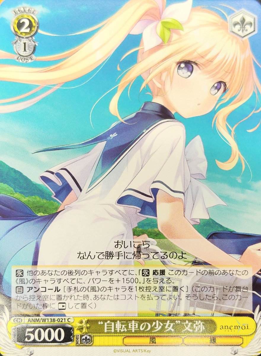 画像1:  “自転車の少女”文弥 (ANM/W138-021) - C (1)
