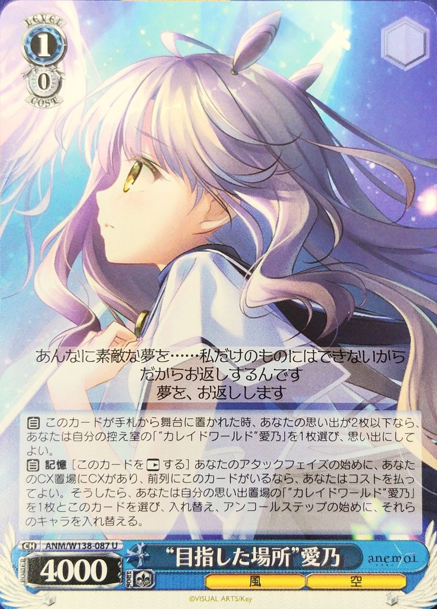 画像1:  “目指した場所”愛乃 (ANM/W138-087) - U (1)
