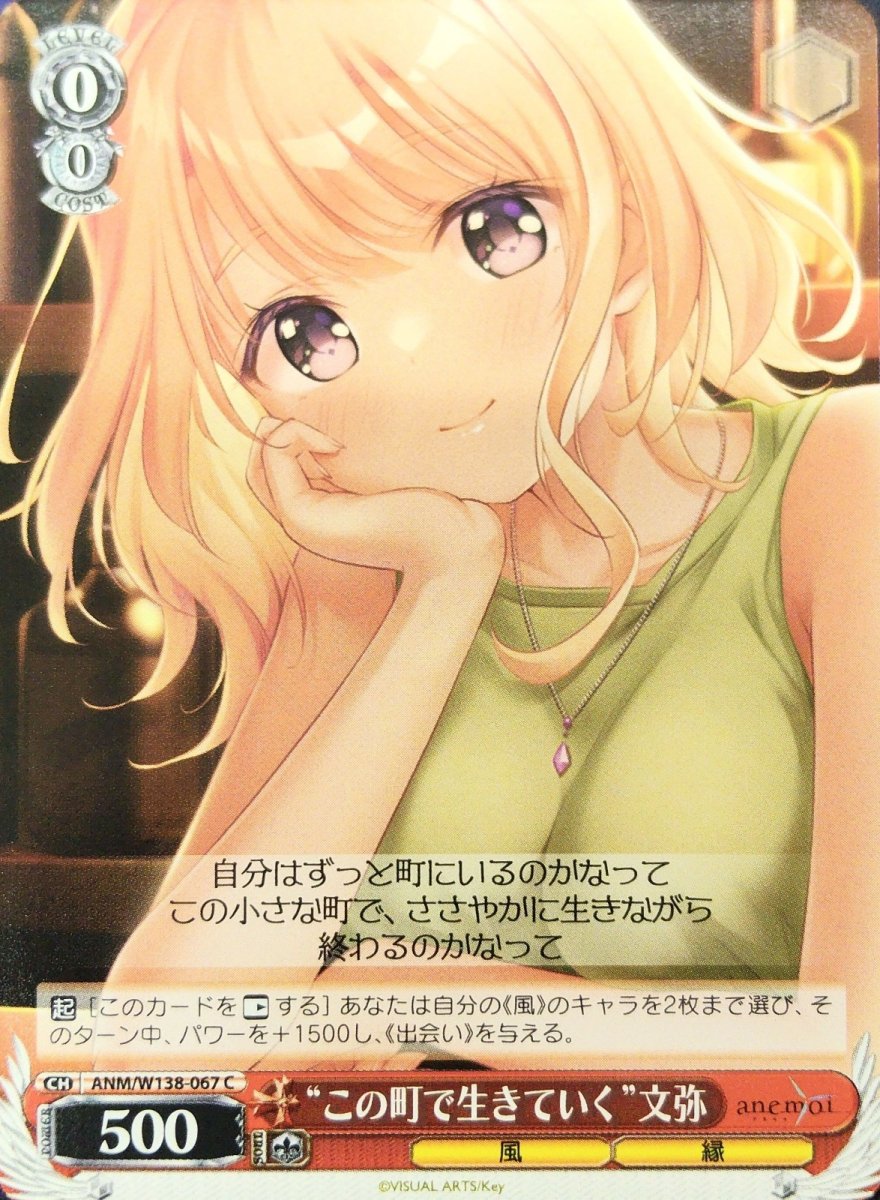 画像1:  “この町で生きていく”文弥 (ANM/W138-067) - C (1)